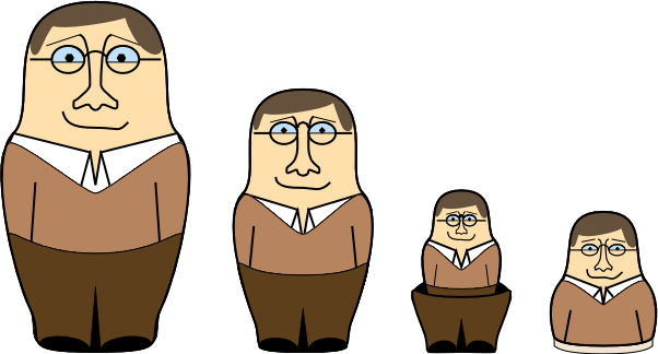 [Figure 2.14: Protocols Nested Like Russian Dolls.]